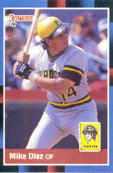 1988 Donruss Baseball Cards    267     Mike Diaz